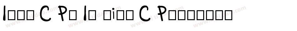 I.明体 C P（ I. Ming C P）手机版字体转换